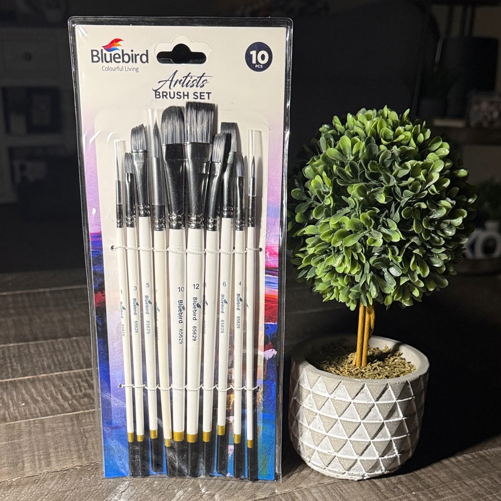 Bluebird Artists Brush 10 Piece Set - NWT!